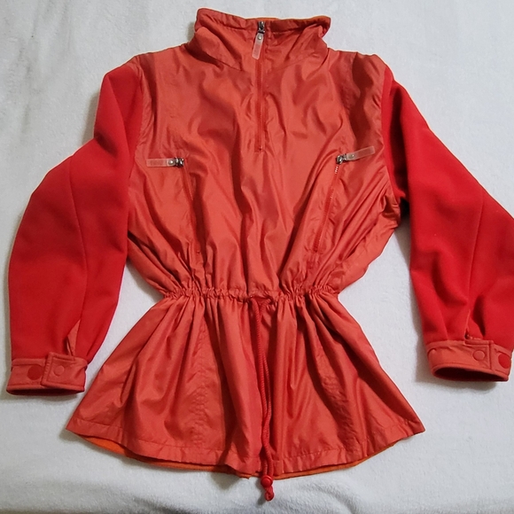 Vintage Escada Sport Windbreaker Jacket Fleece Lining - Picture 2 of 8